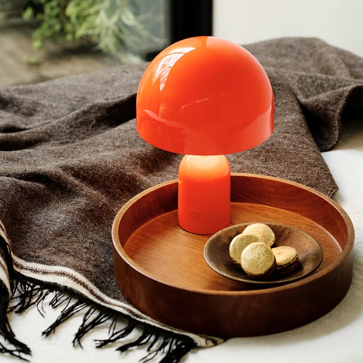 Tom Dixon - Bell LED Tischleuchte mit Akku, moosgrün