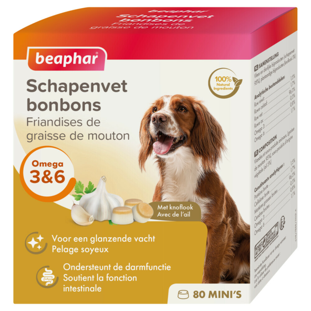 Beaphar Schapenvet Bonbons Mini Knoflook245 gr