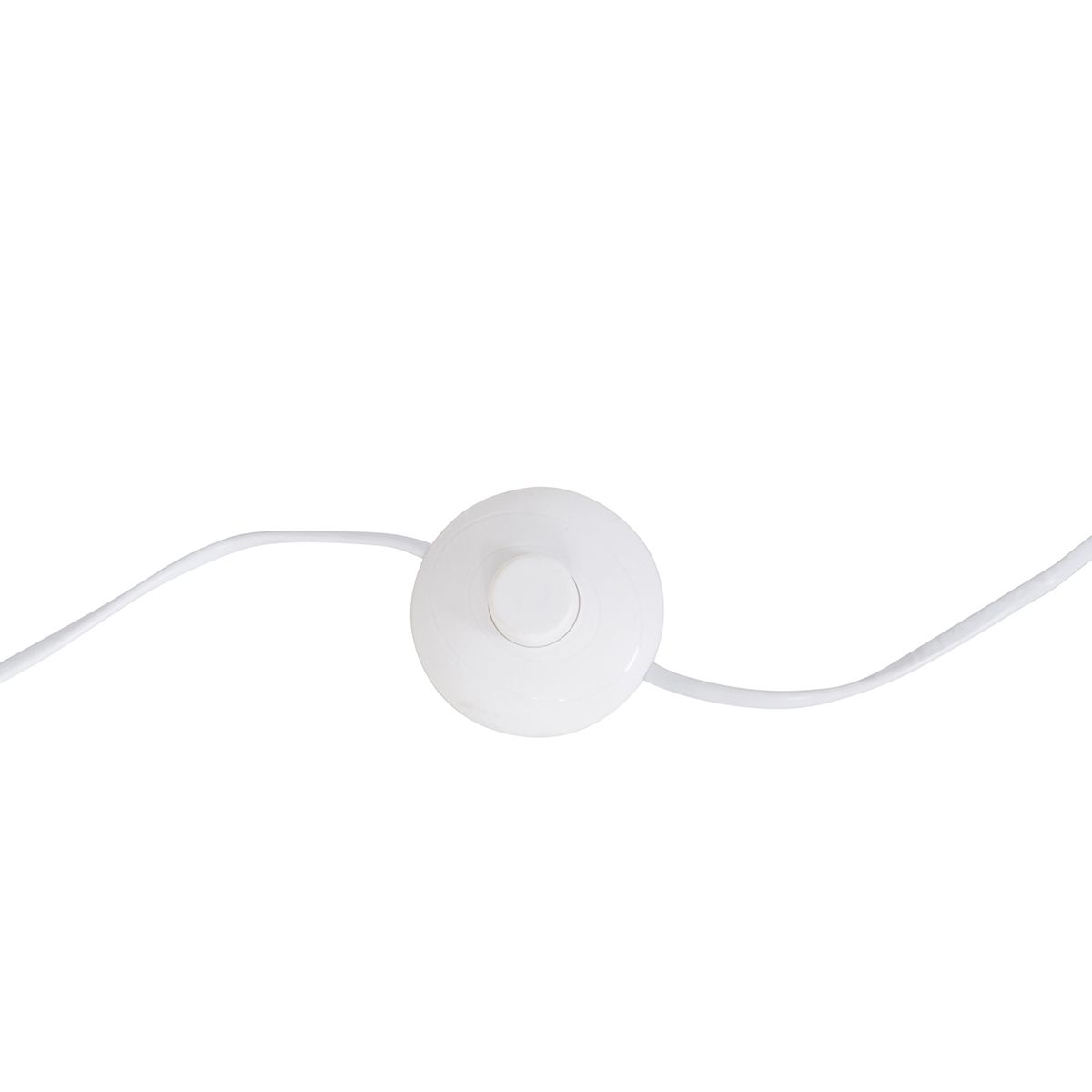 Moderne vloerlamp goud met kap wit 50 cm verstelbaar - Editor