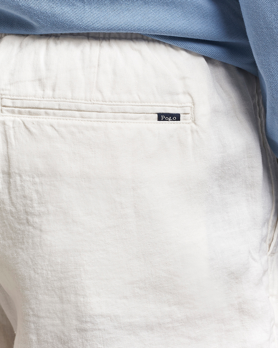 Polo Ralph Lauren Prepster Linen Shorts Deckwash White