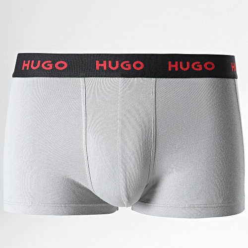 Lot De 3 Boxers 50469766 Noir Rouge Gris