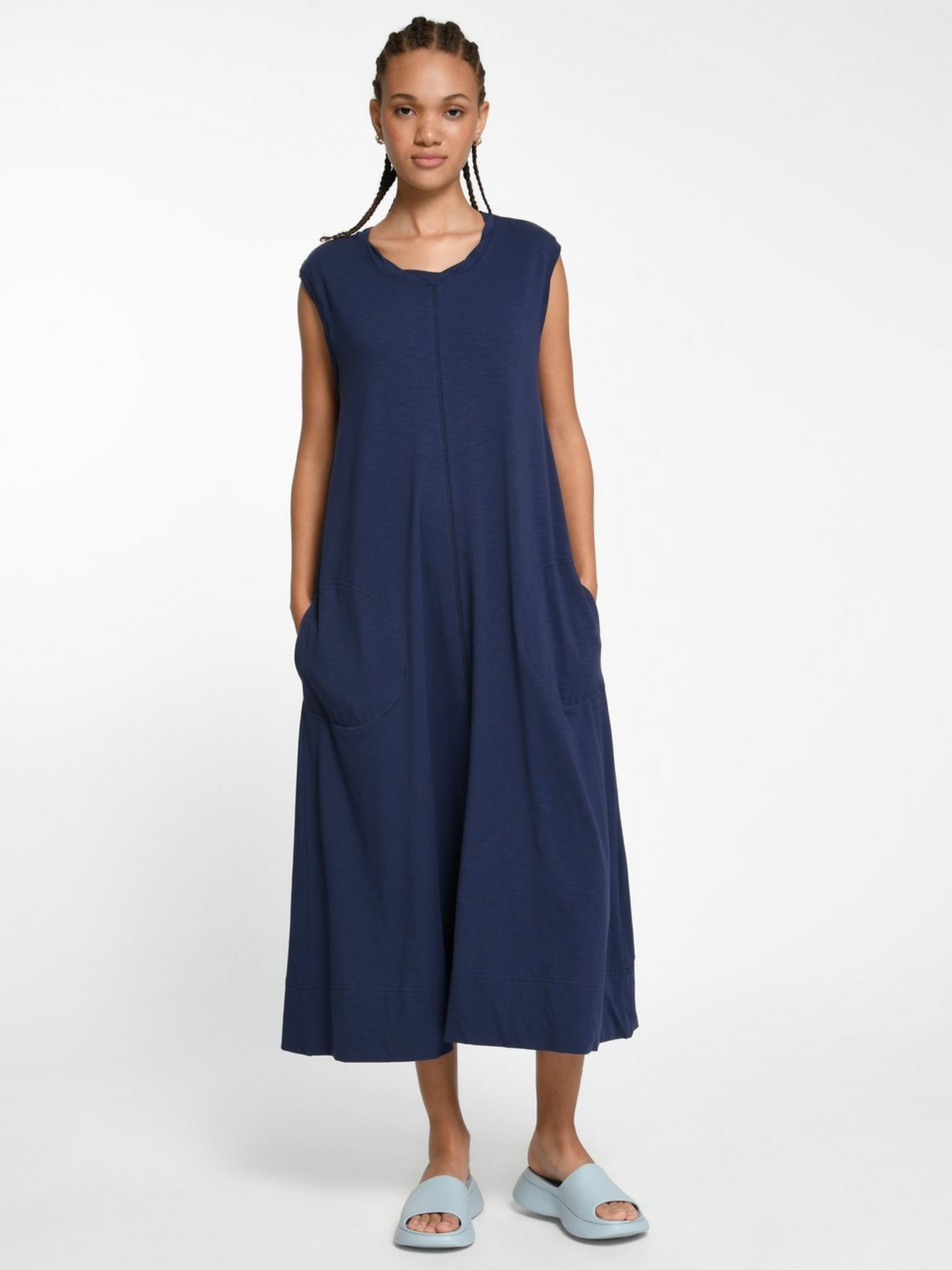 Ärmelloses Jersey-Kleid