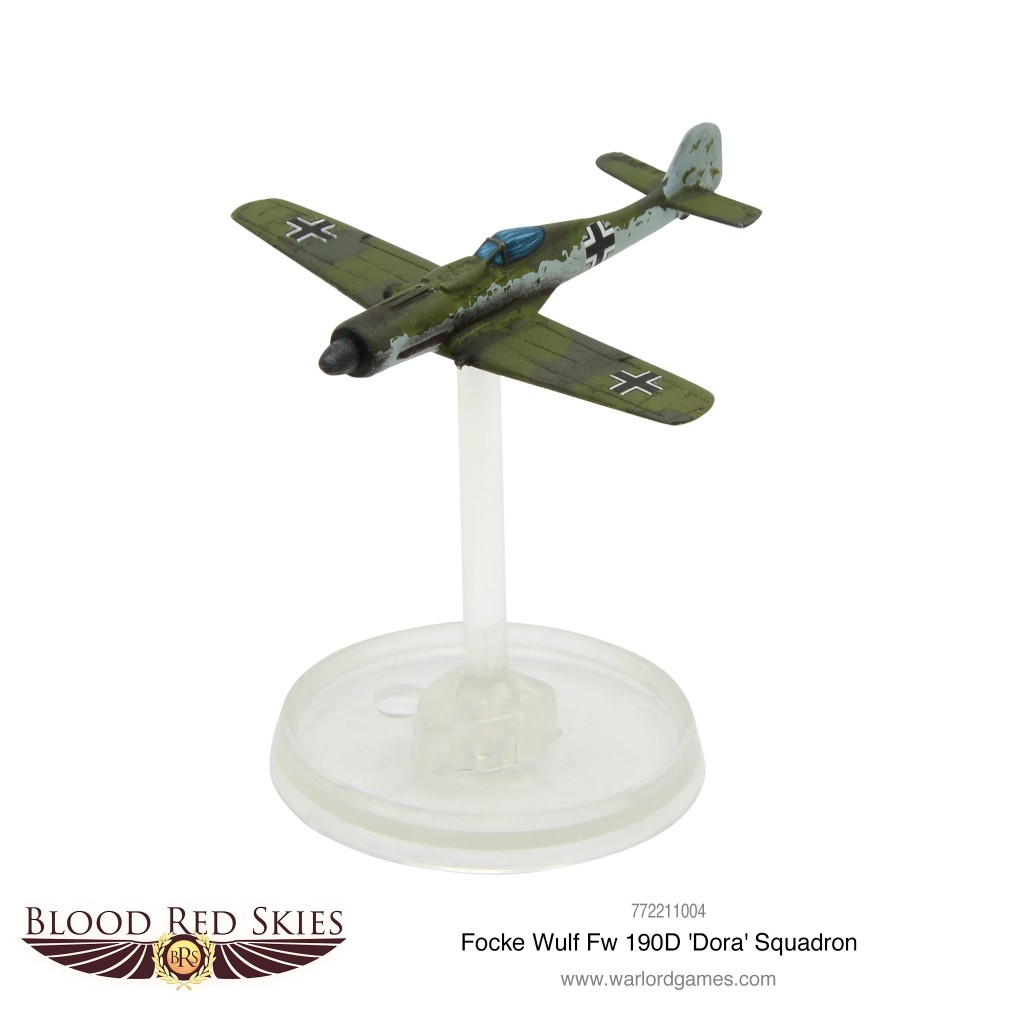Blood Red Skies - German - Fw 190 Dora Squadron, 6 planes