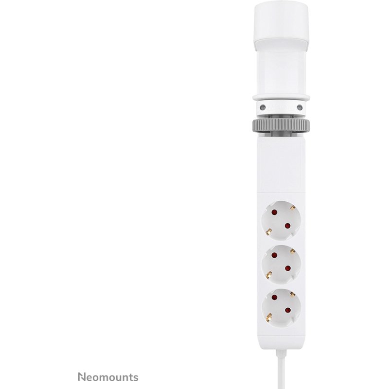 Neomounts DS22-840WH6 Multiprise de bureau avec pince et ports USB-C et USB-A - charge rapide