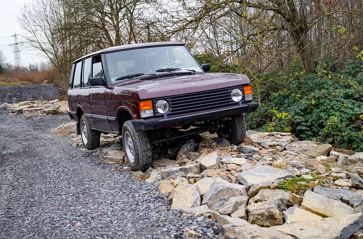 Geländewagen fahren - Range Rover als Geschenk