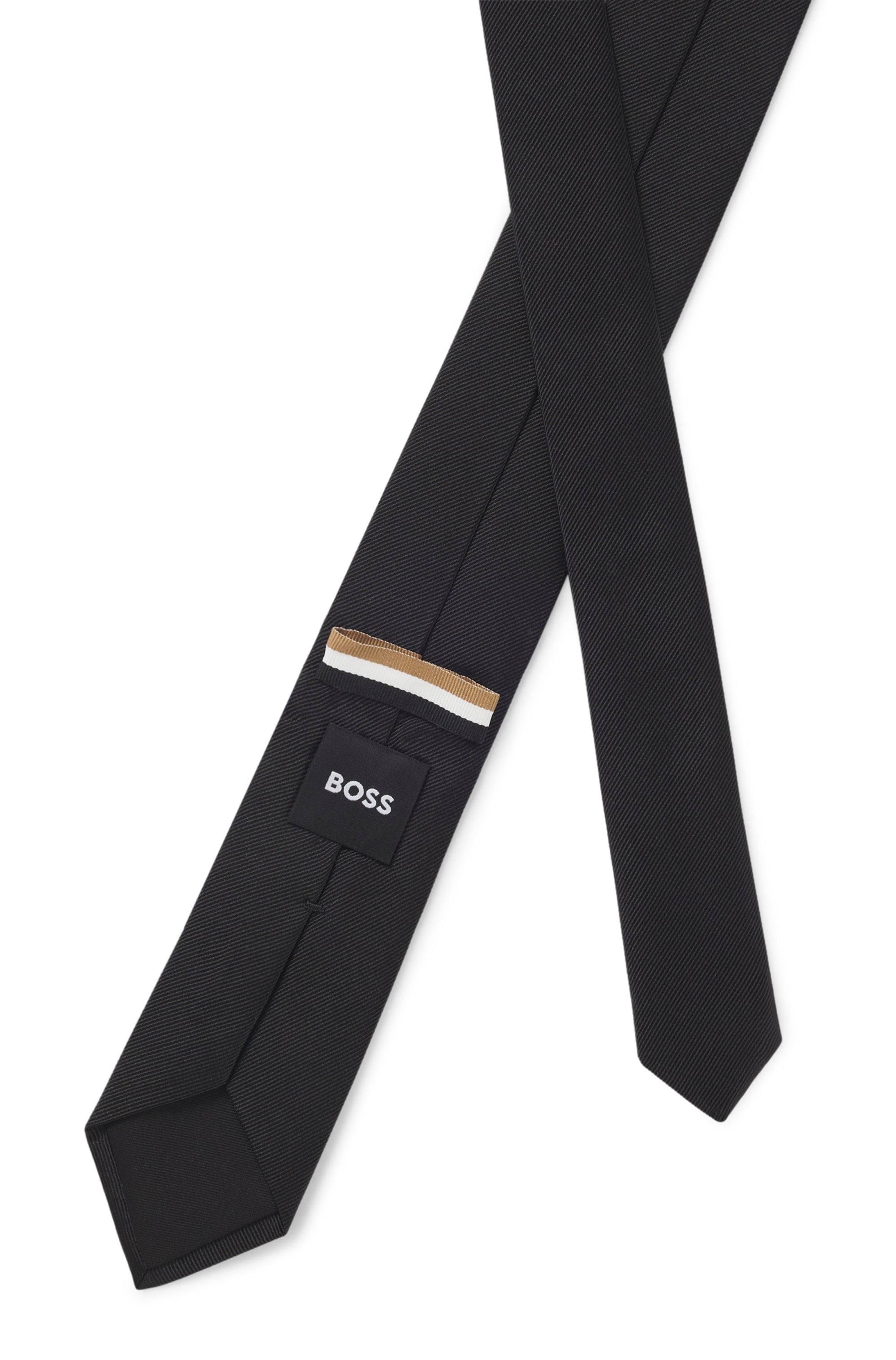 BOSS Krawatte »H-TIE 6 CM« in Italien gefertigt