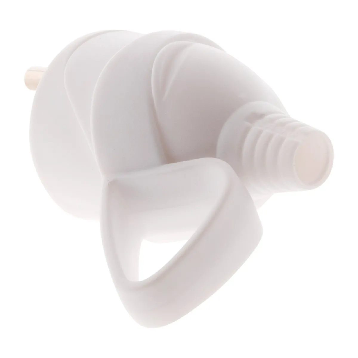 Zenitech Fiche mâle anneau - Blanc