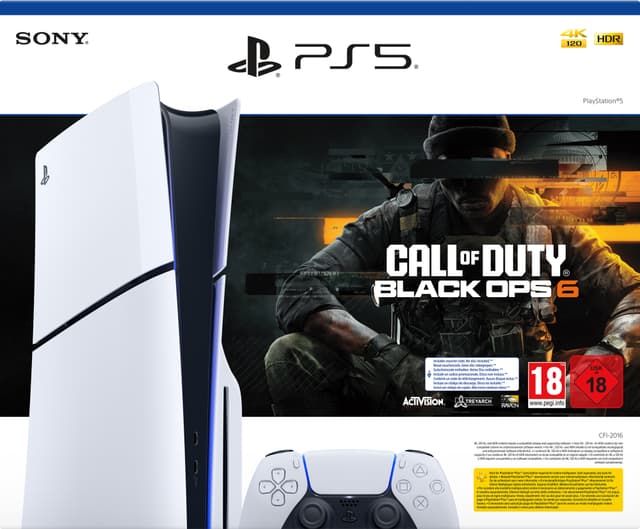 PlayStation 5 Slim Disc Edition spillekonsol (CoD Black Ops 6-bundle)