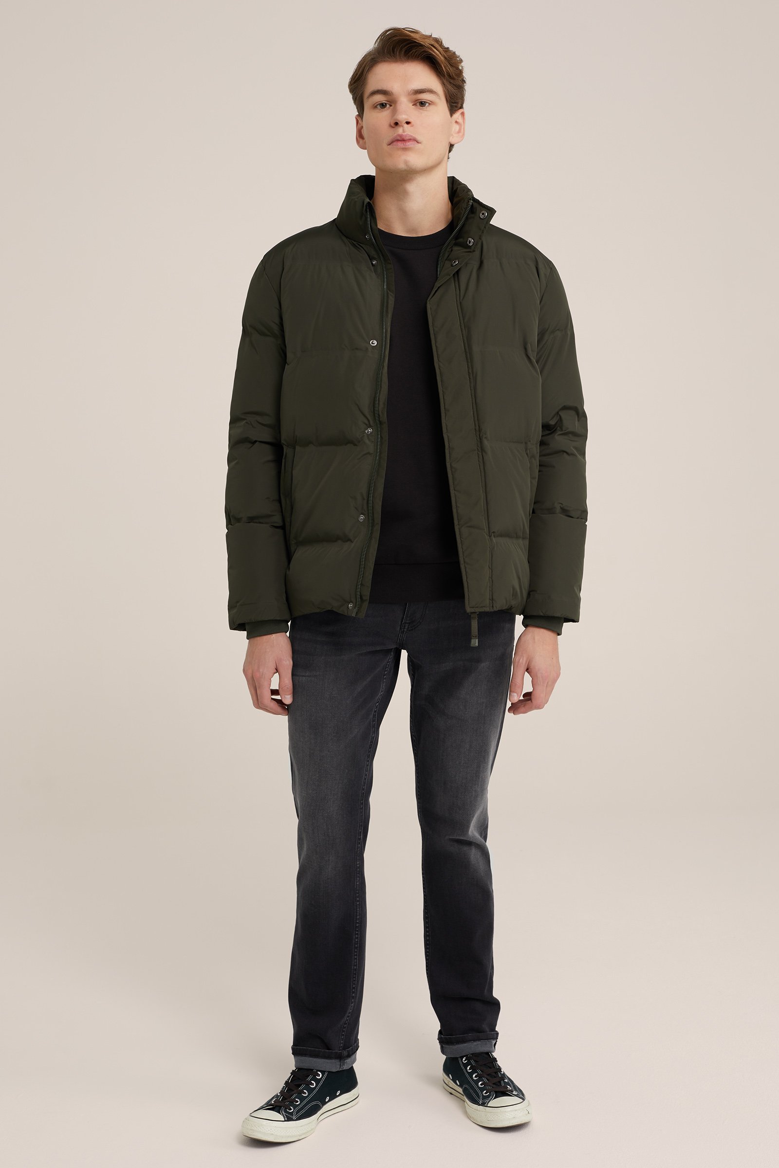 lichtgewicht jack WE Fashion Donkergroen
