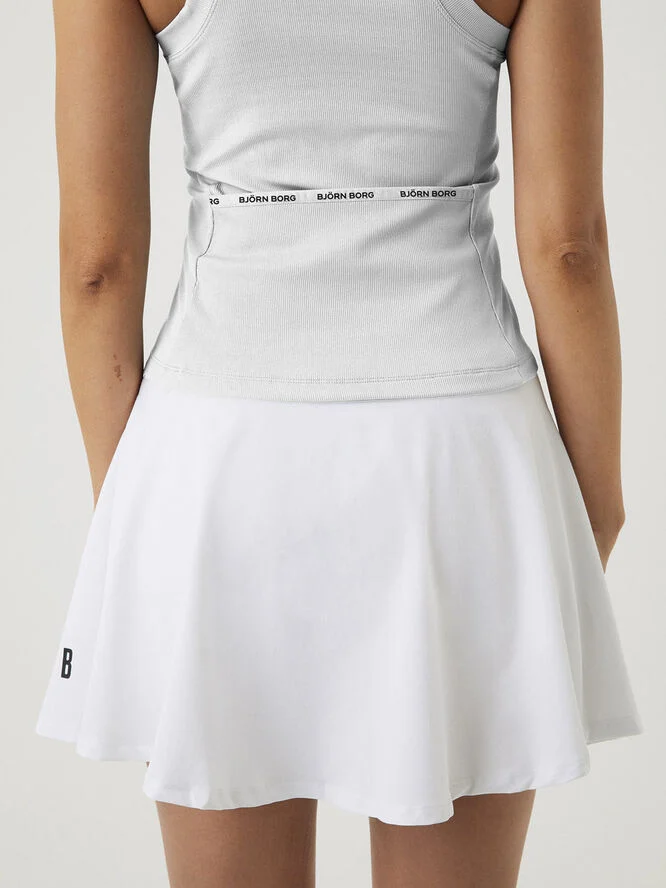 Björn Borg Ace Rib Pocket top Hvid
