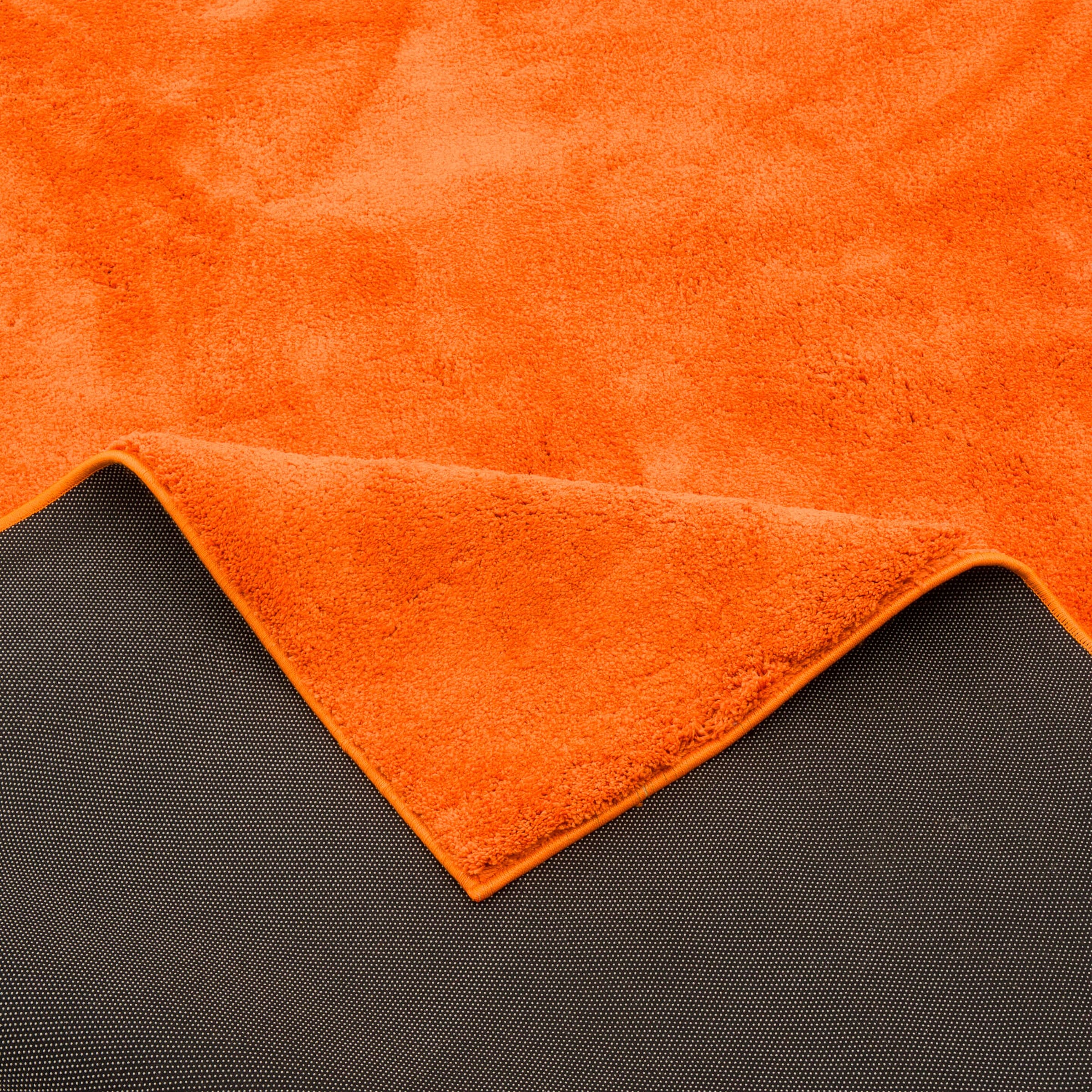Pergamon Kinderteppich Super Soft Hochflor Silky Kids Orange