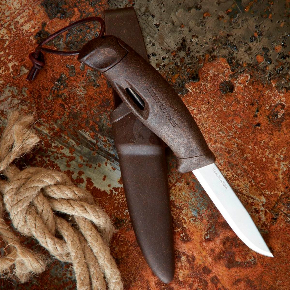 Light My Fire Swedish FireKnife  2in1 Anzünder rustyorange