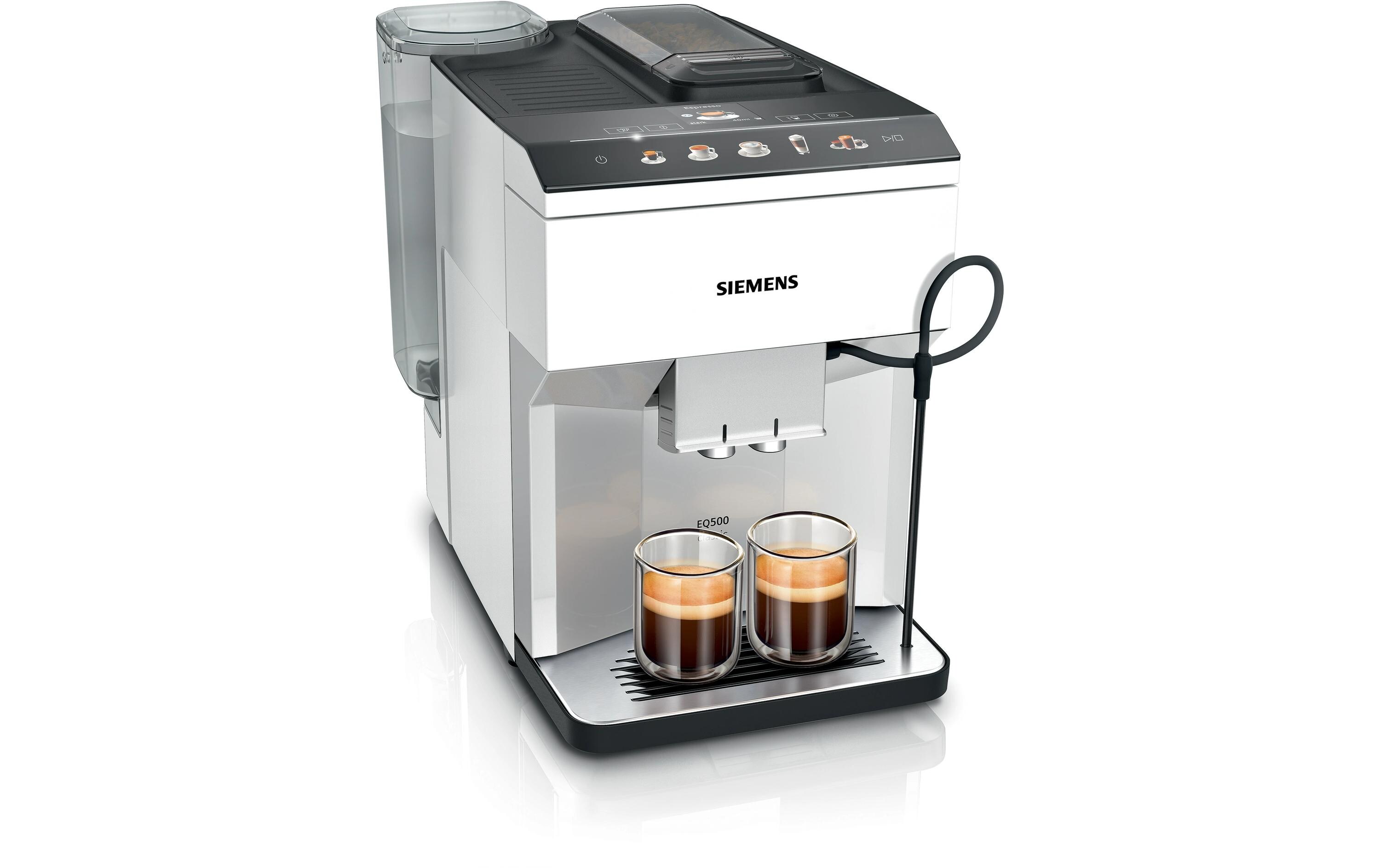 Kaffeevollautomat EQ500 Classic TP515D02 Weiss<br>Vollautomat für die Zubereitung verschiedener Spezialitäten