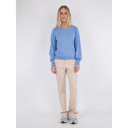 Neo Noir Magdalena Solid Striktrøje, Sky Blue, 40