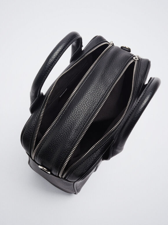 Bolsa tote básica - Preta