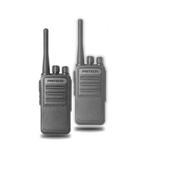 PRITECH Walkie-Talkie Profissional, 3 a 5 Km, PBP-375 PRETO - 8436583250976