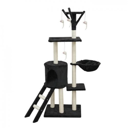 Árvore para gatos Cstore Jipsy com 3 plataformas, preta