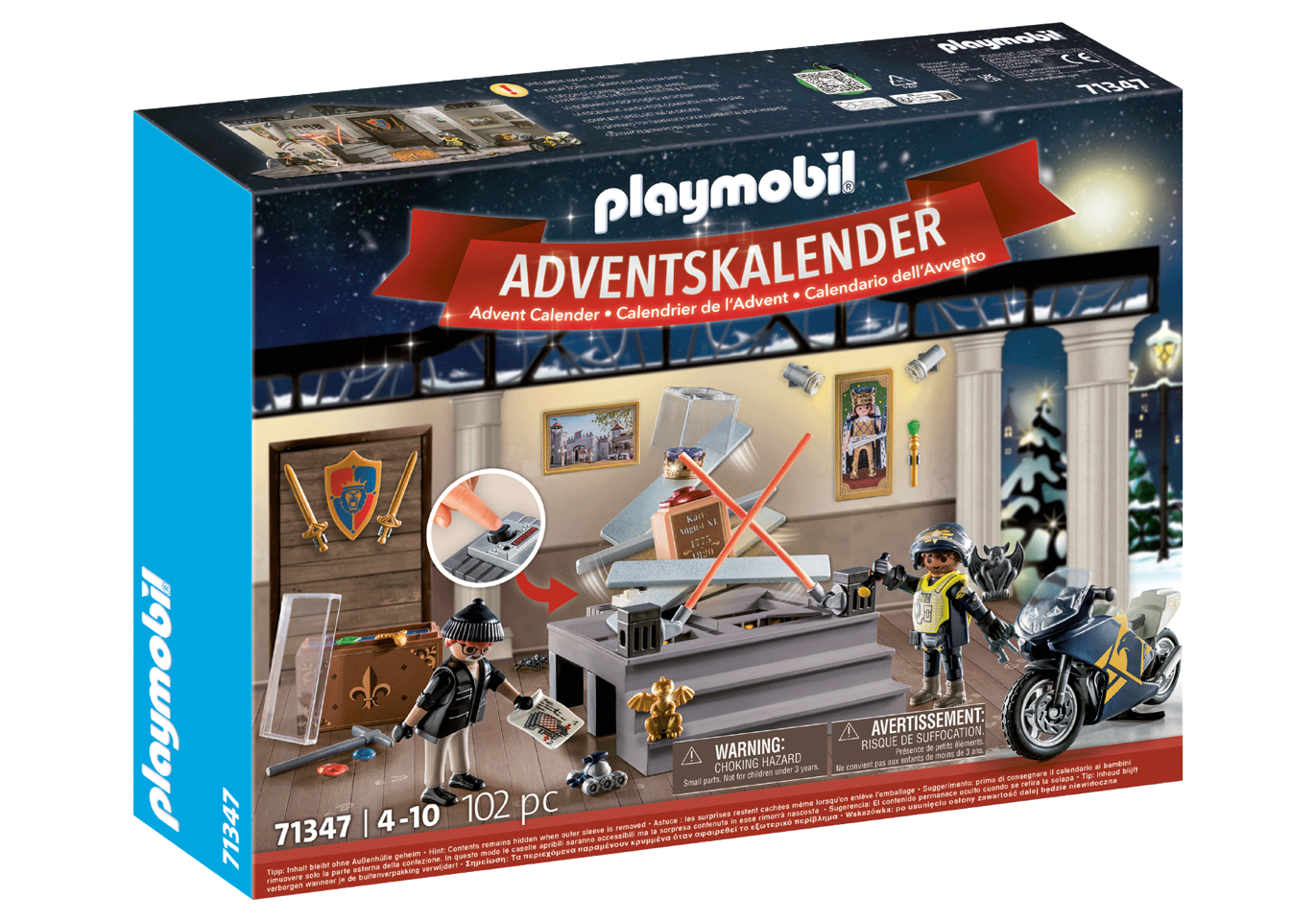Playmobil - Julekalender Politi Museumstyveri (71347)