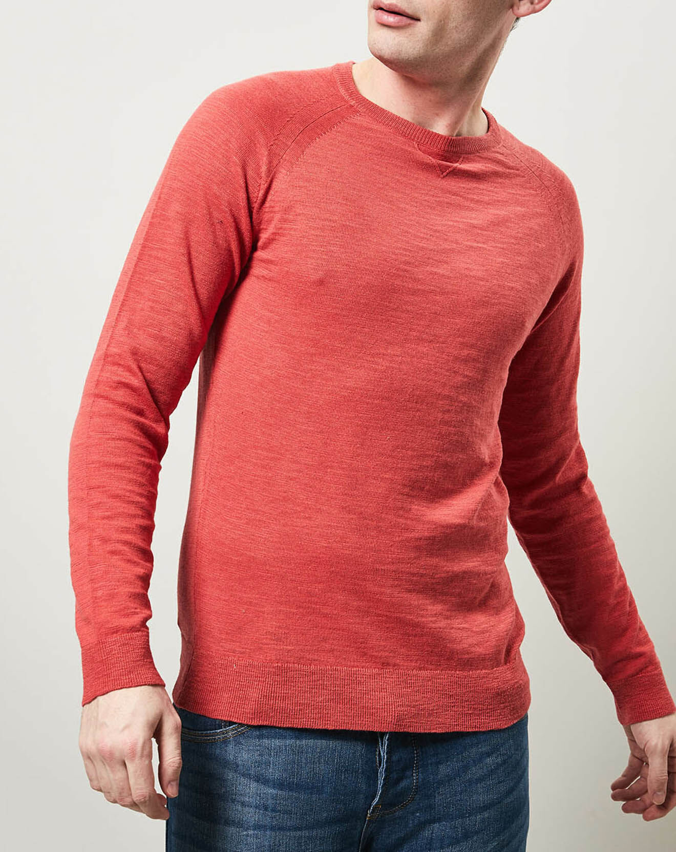 Hartford Pull Crew Slub rouge