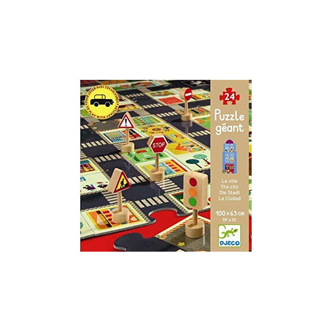 Puzzle Géant : 24 pièces - La Ville