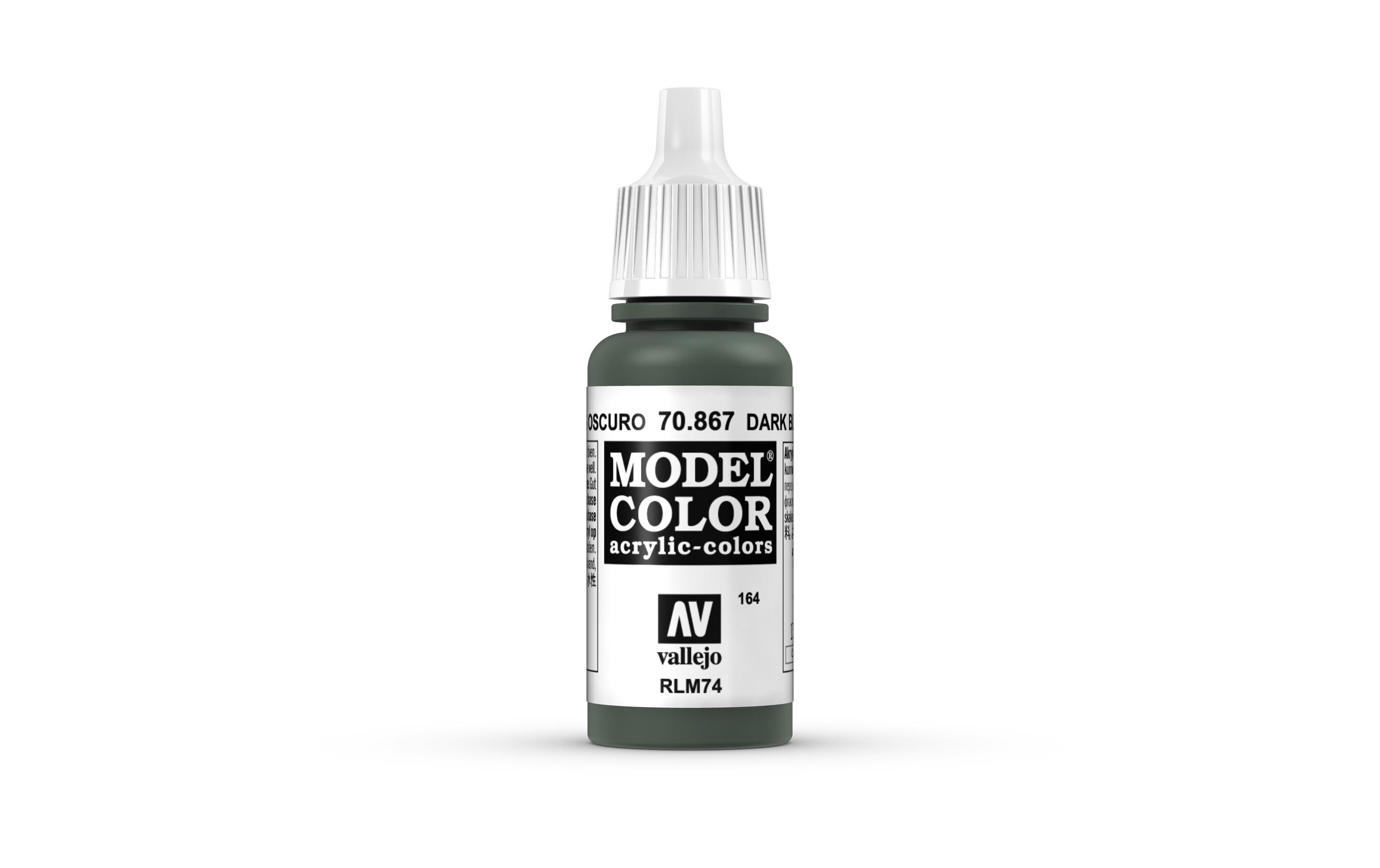 Acrylfarbe Matt, Dunkles Blaugrau 17 mlModel Color Dark Bluegrey