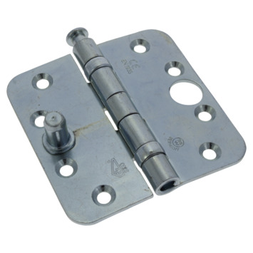 GAMMA Veiligheidsscharnier kogellager afgeronde hoeken 90x90 mm SKG 3-sterren
