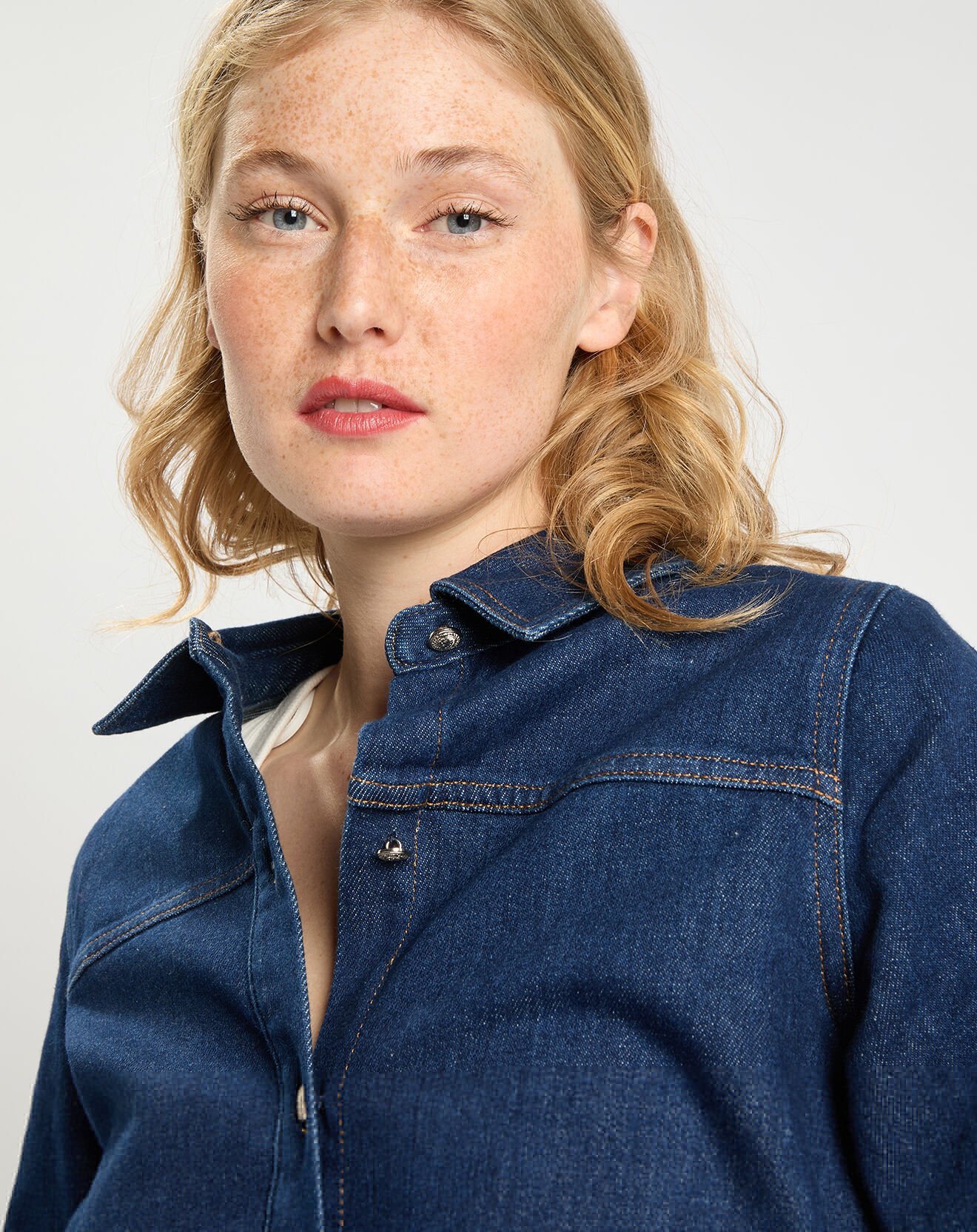 Tommy Hilfiger Chemise en jean bleu foncé