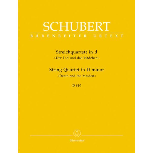 Bärenreiter Schubert Tod und das Mädchen