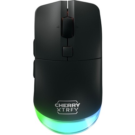 Souris Cherry XTRFY M50 Wireless gaming sans fil RGB - Connectivite filaire, Bluetooth et 2,4 GHz - Noir