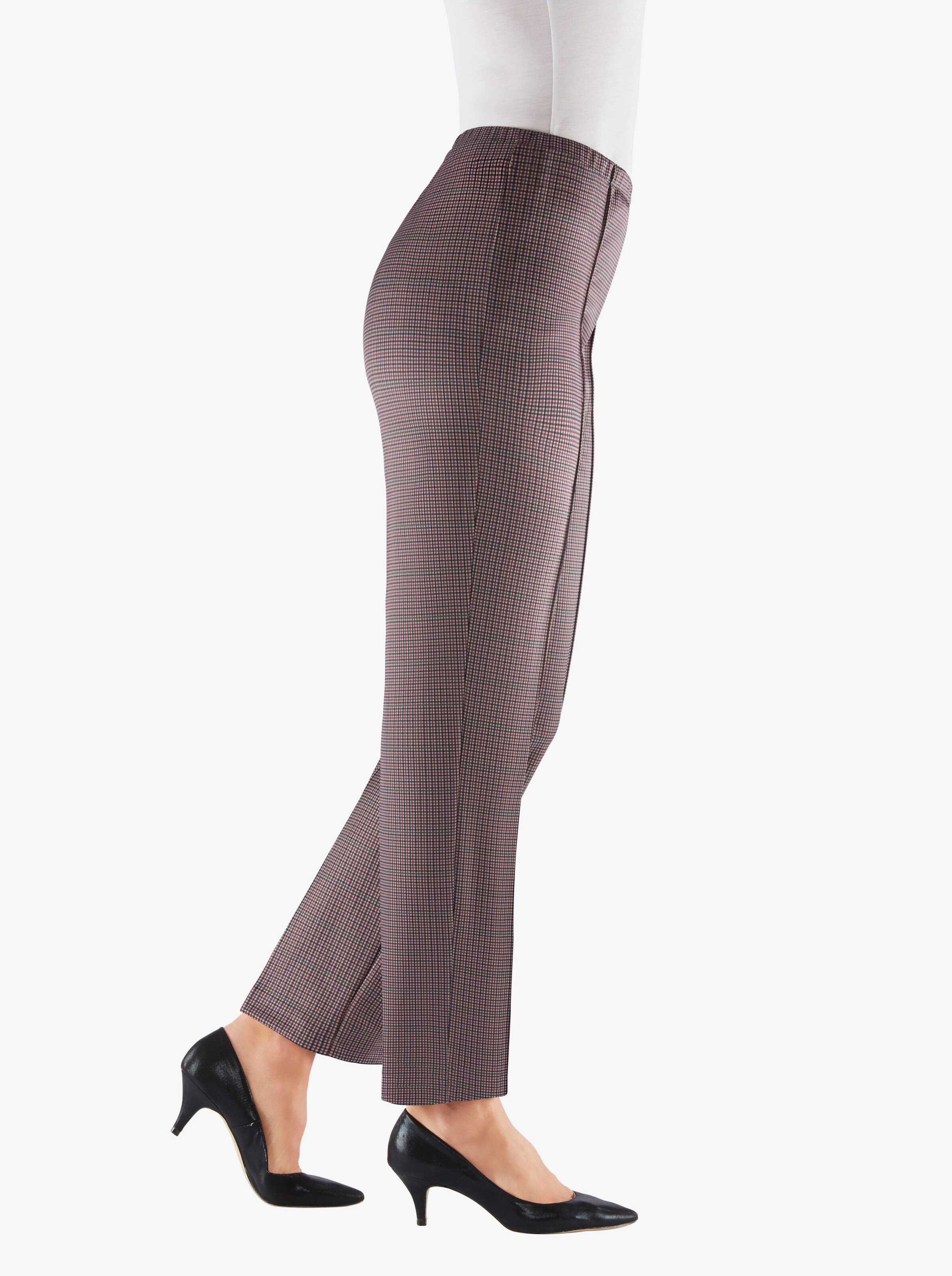 Jerseyhose mit Ripp-Struktur