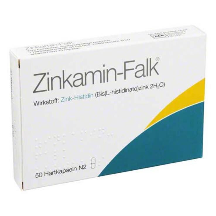 Zinkamin Falk Hartkapseln, 50 St