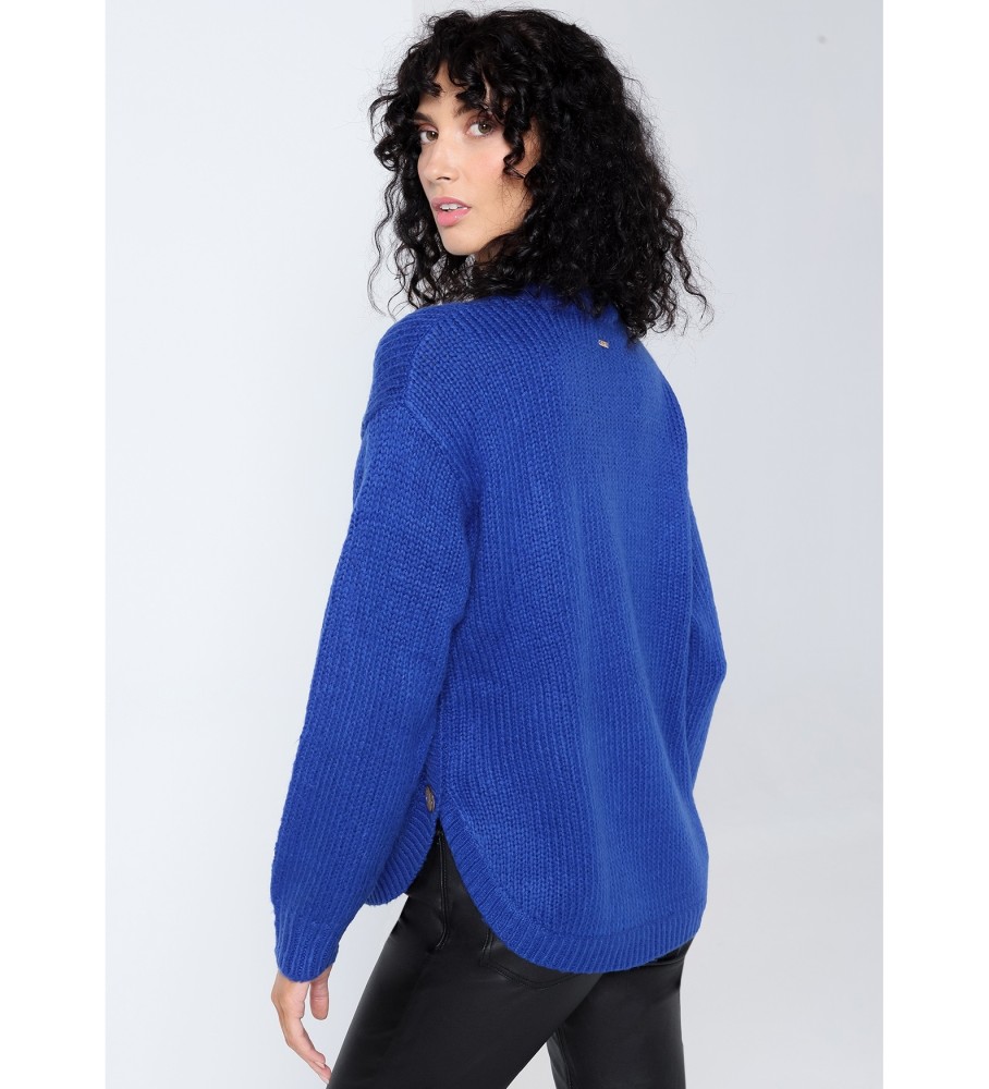 Victorio & Lucchino, camisa azul V&L com botões