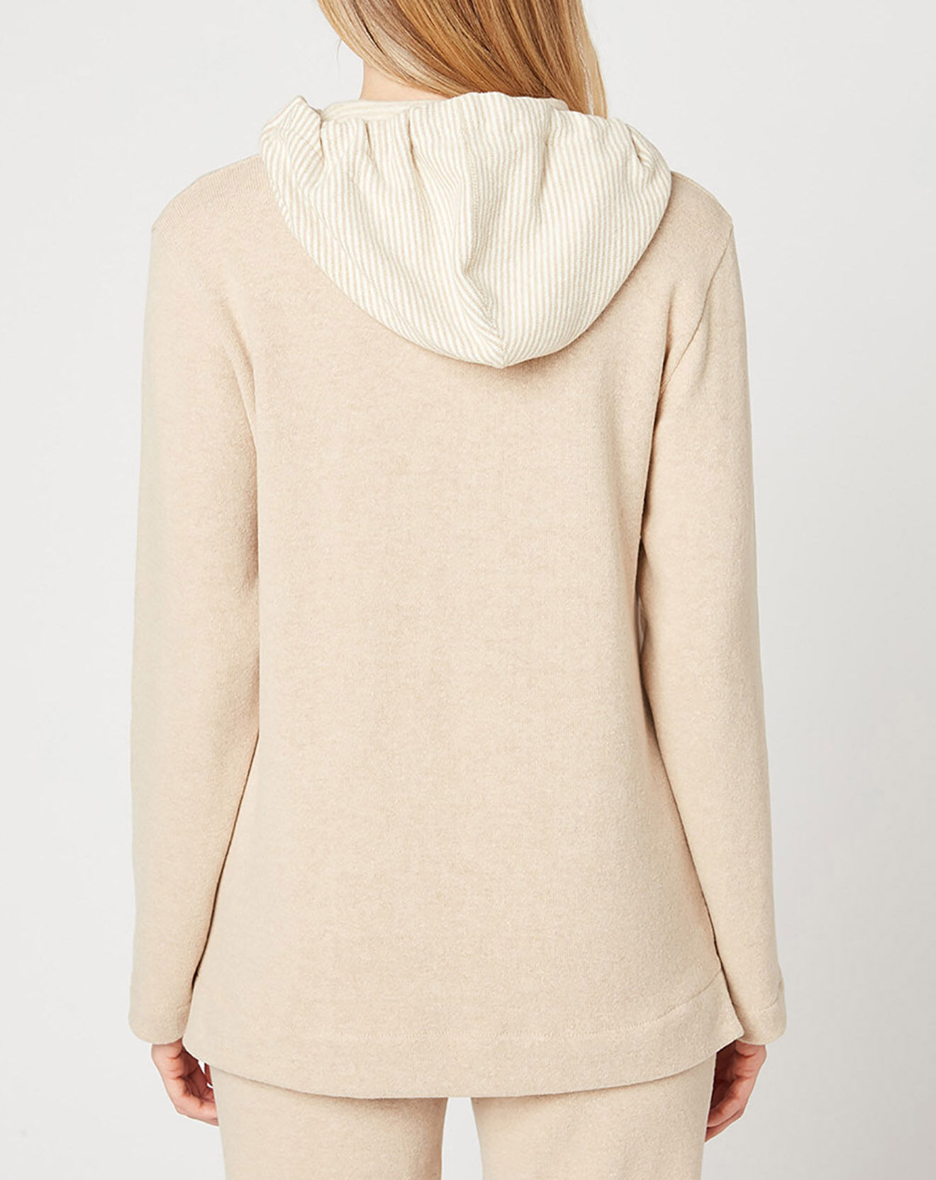Le Chat Sweat Sweethome beige/blanc