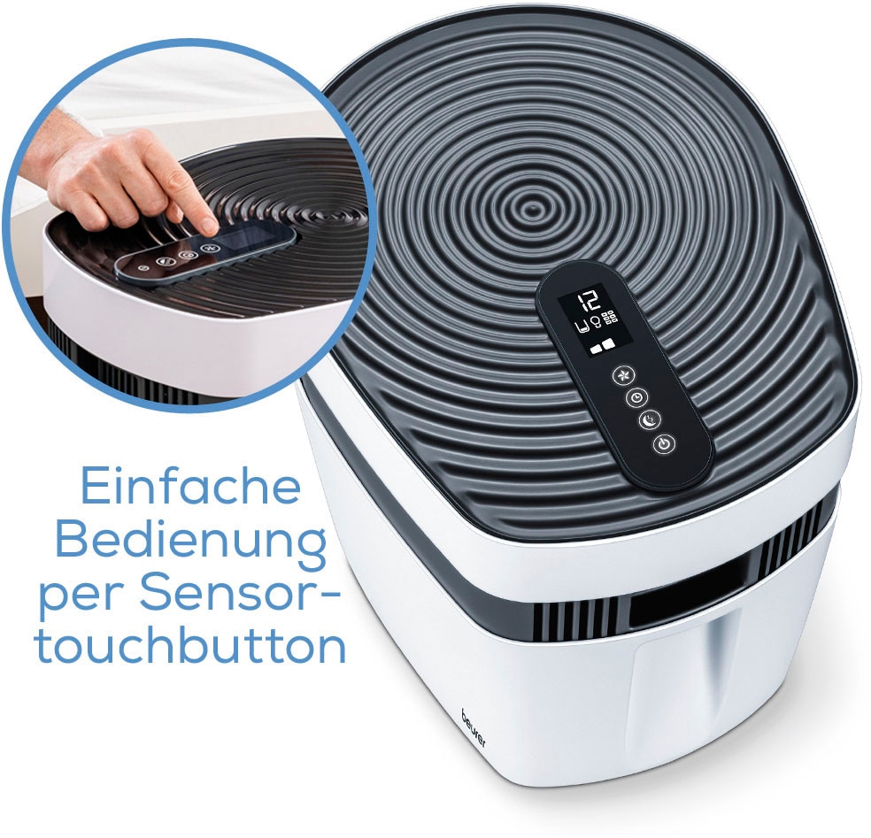 BEURER Kombigerät Luftbefeuchter und -reiniger »Maremed Meeresklimagerät, Kombiset mit Filter und Salz« für 50 qm Räume Simuliert Meeresklima für zuhause, mit Luftbefeuchtung und - reinigung