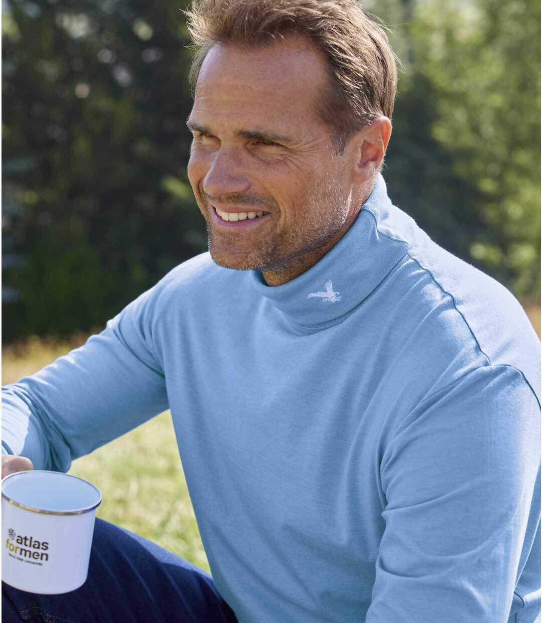 Lot de 2 Sous-Pulls Col Roulé Unis