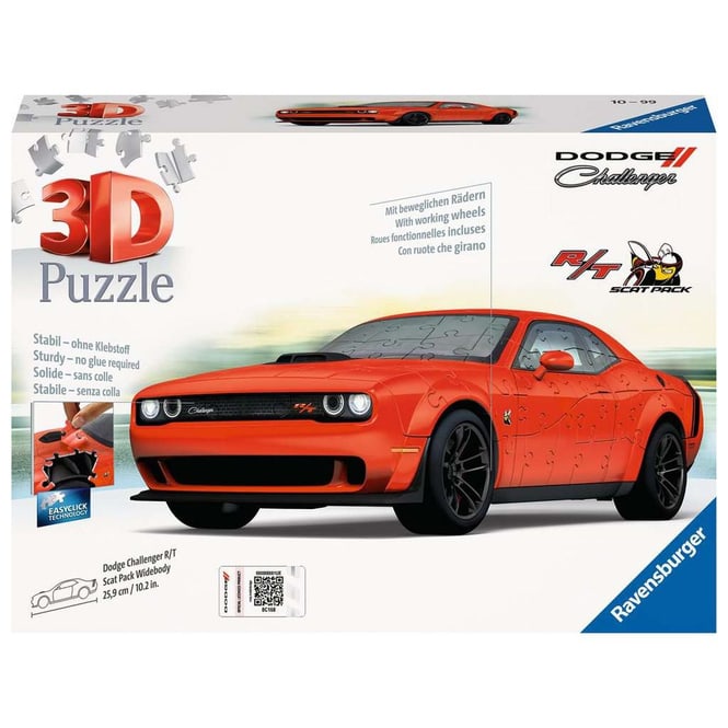 3D Puzzle - Dodge Challenger R/T Scat Pack Widebody - 108 Teile