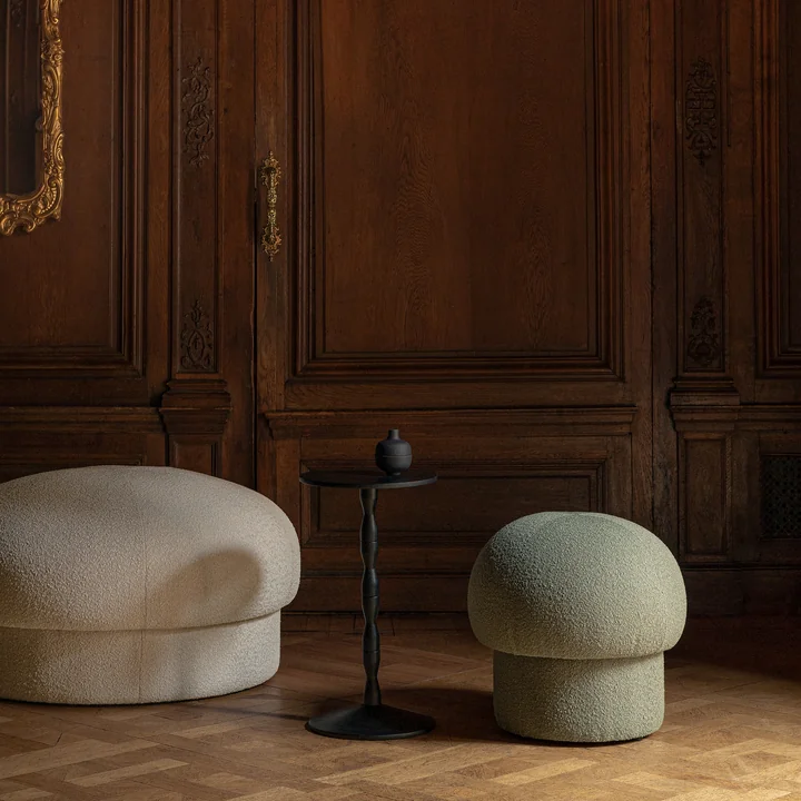 Design House Stockholm - Uno Pouf, Ø 50 cm, grün