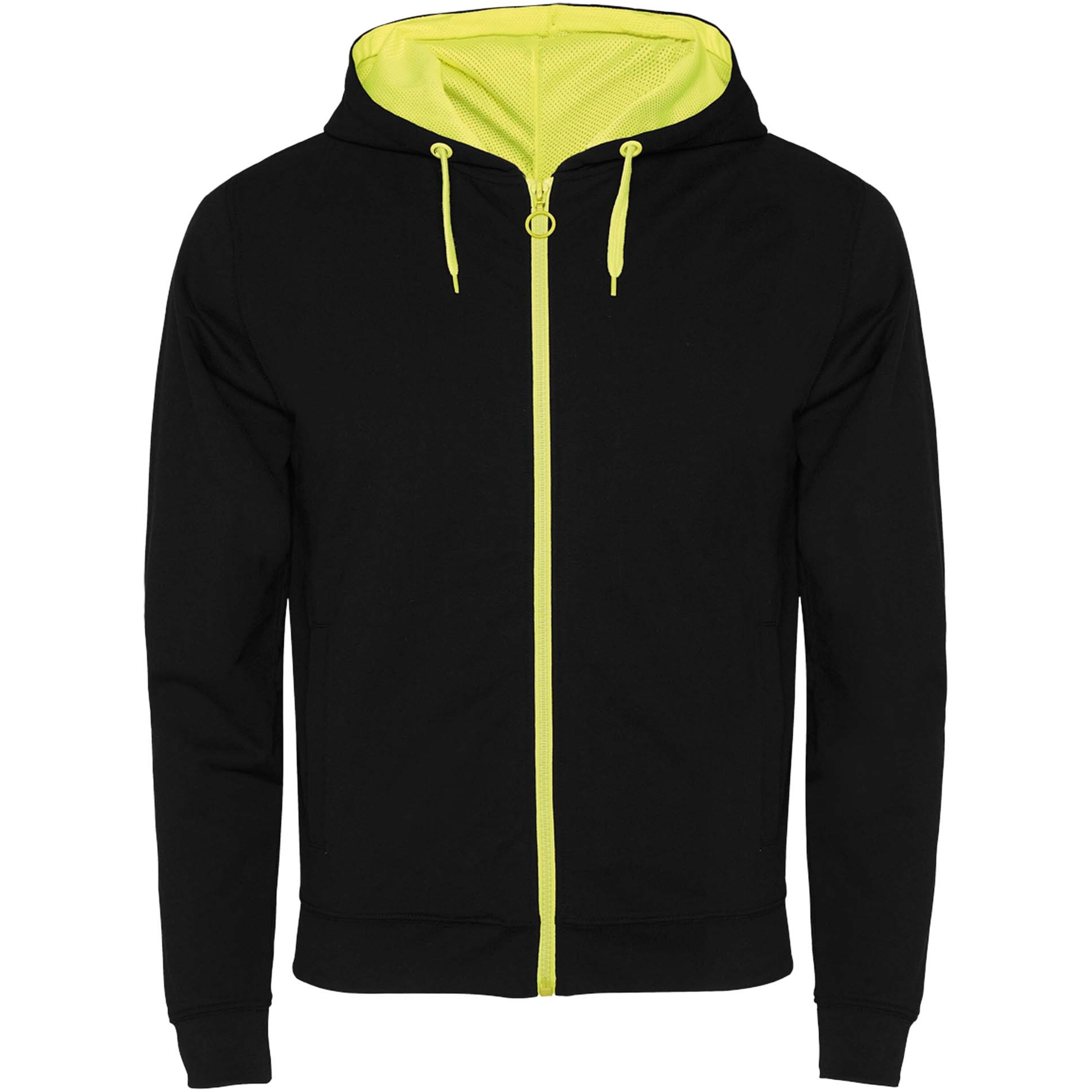 Roly R1105 - FUJI Veste à Capuche Fluorescente avec Zip
