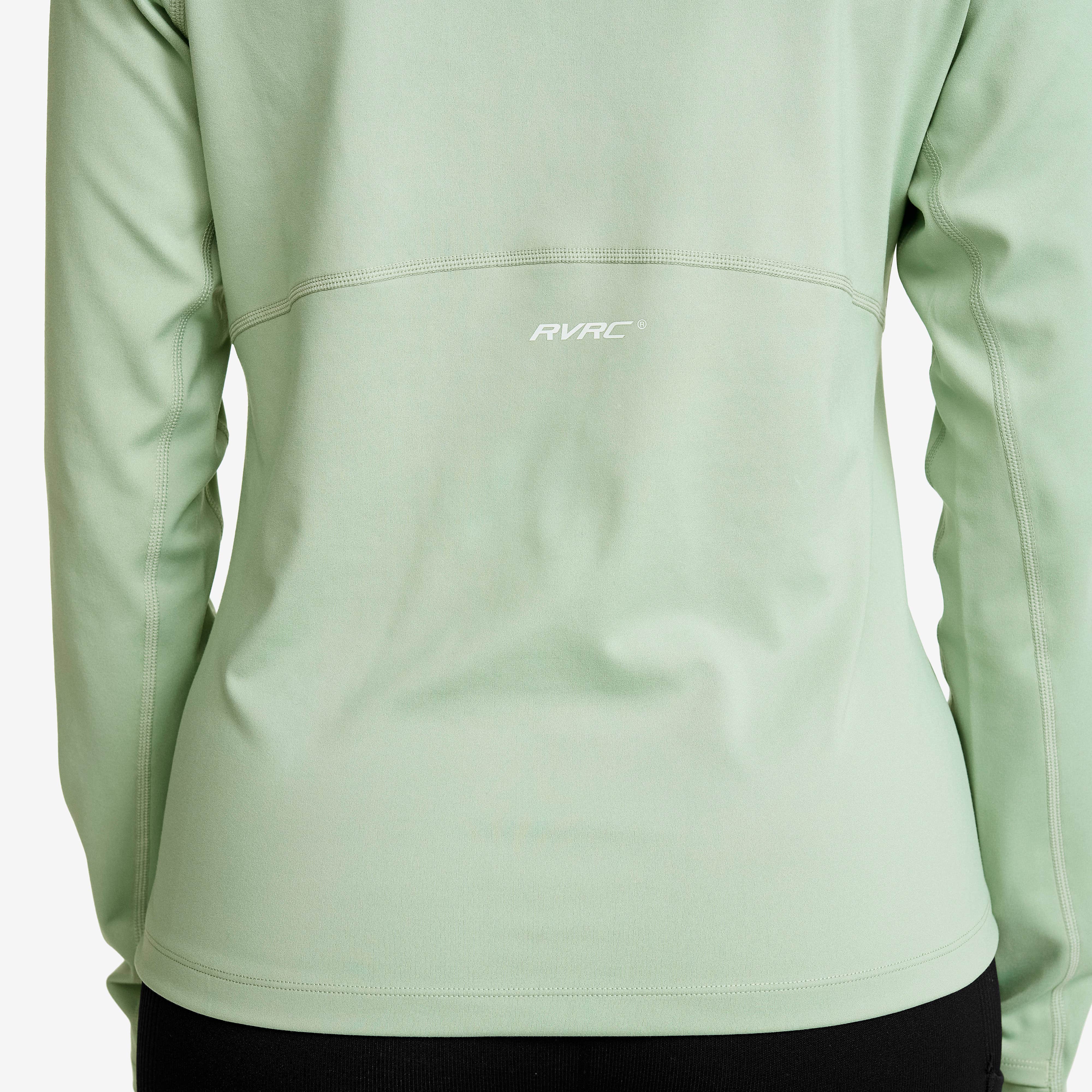Prep Half-zip Top Dame Iceberg Green