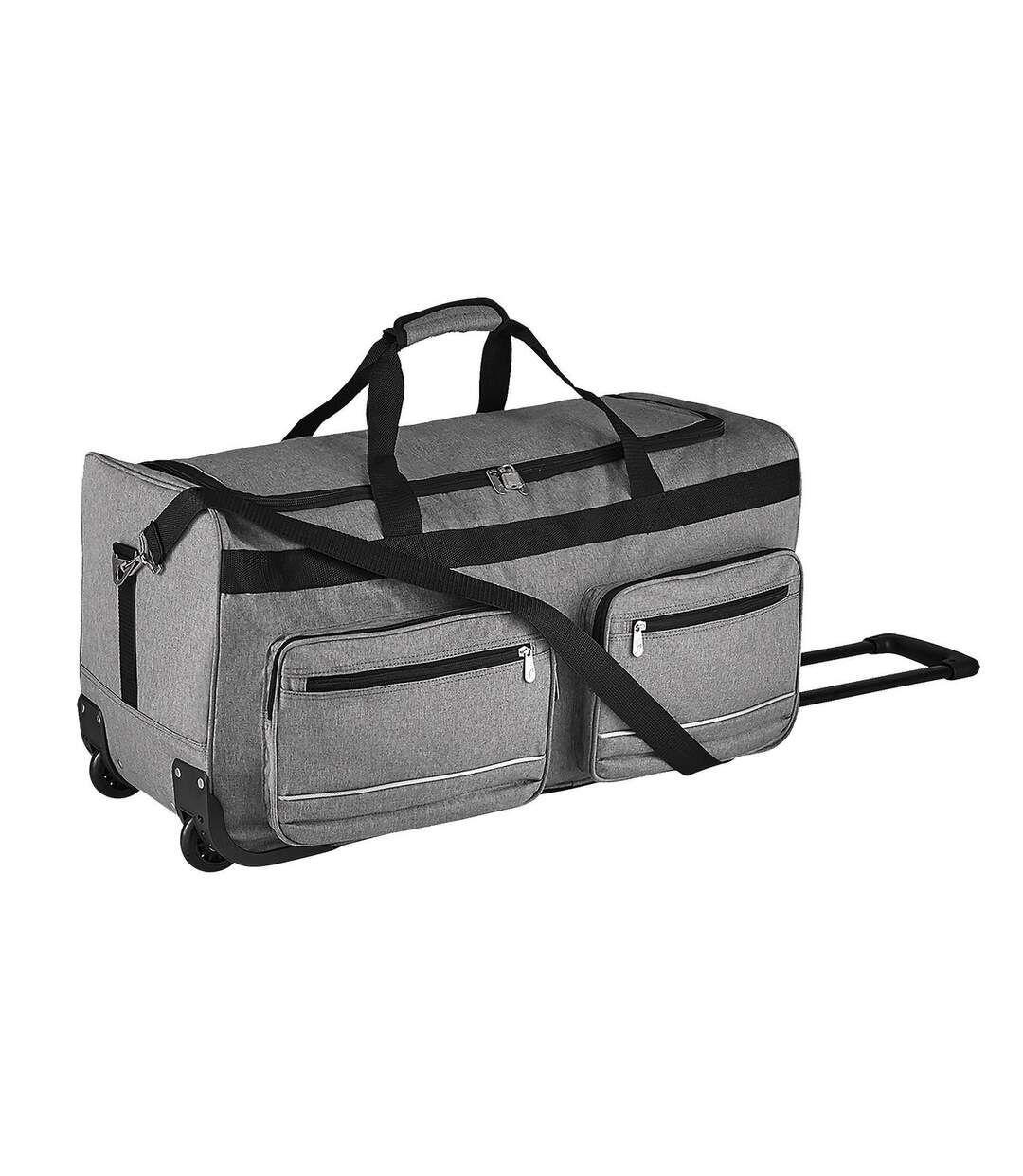 Sac de voyage luxe - trolley - 75L - 71000 - gris chiné