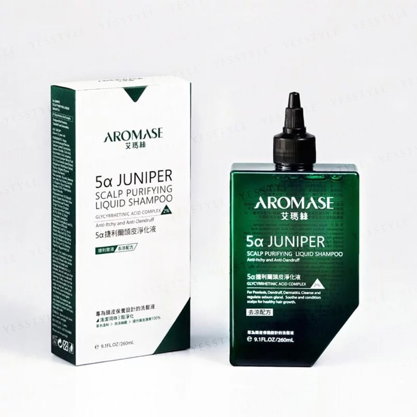 AROMASE - 2% 5a Juniper Scalp Purifying Liquid Shampoo