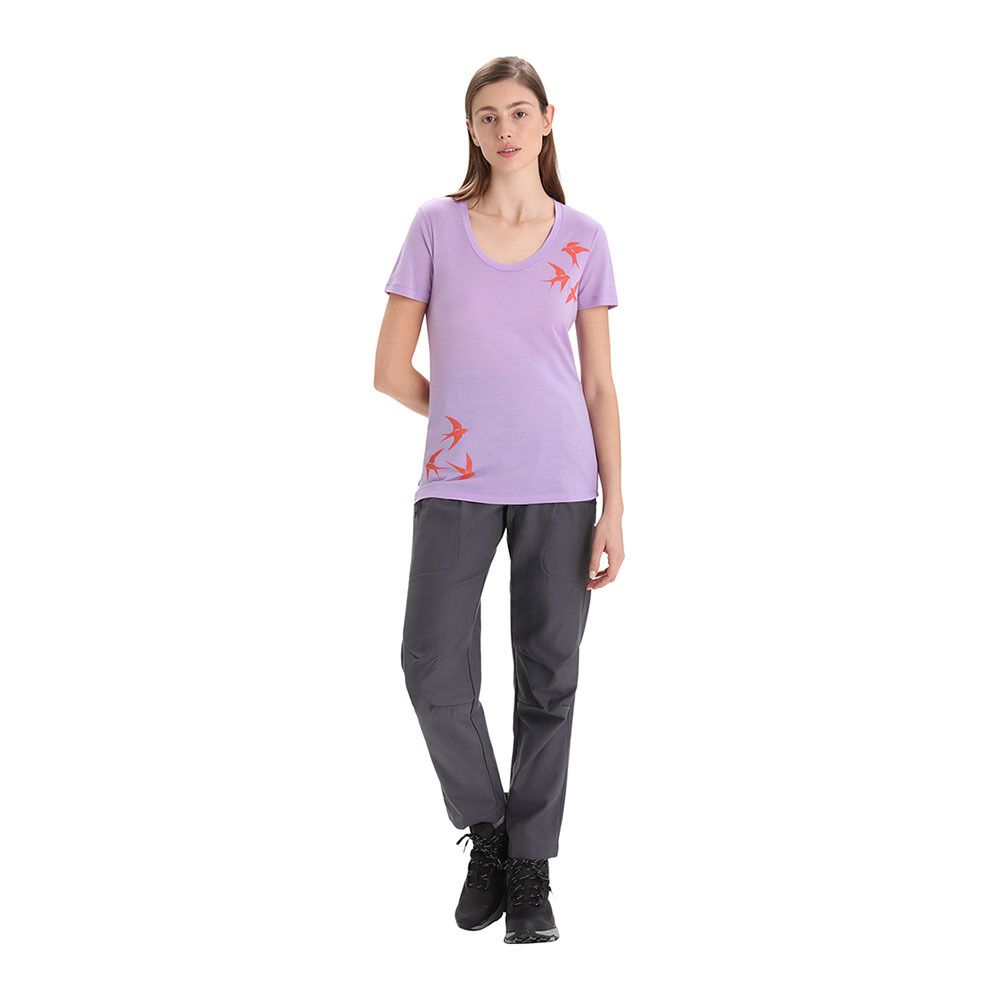 Icebreaker TECH LITE II - Tee-shirt Femme purple gaze