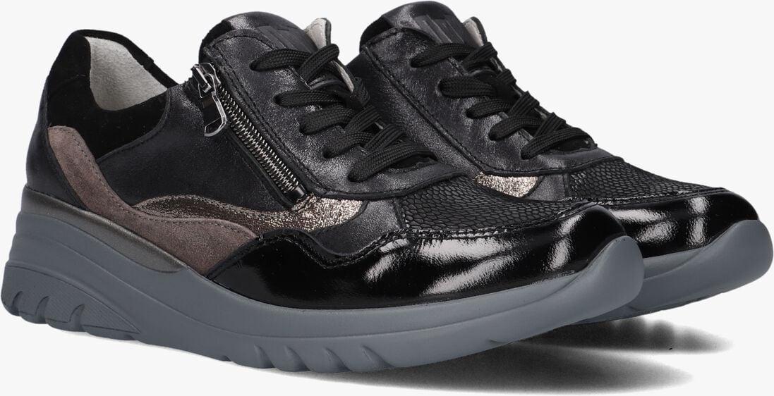 zwarte waldlaufer lage sneakers h carla