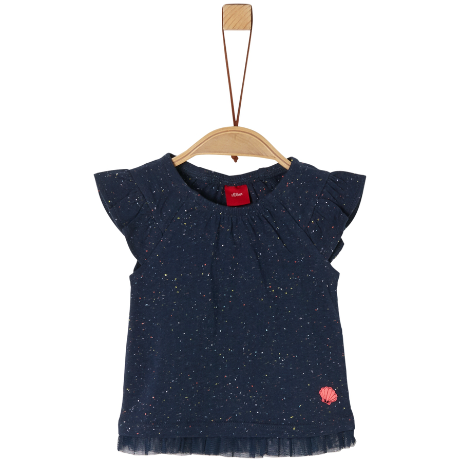 s.Oliver T-Shirt dark blue melange