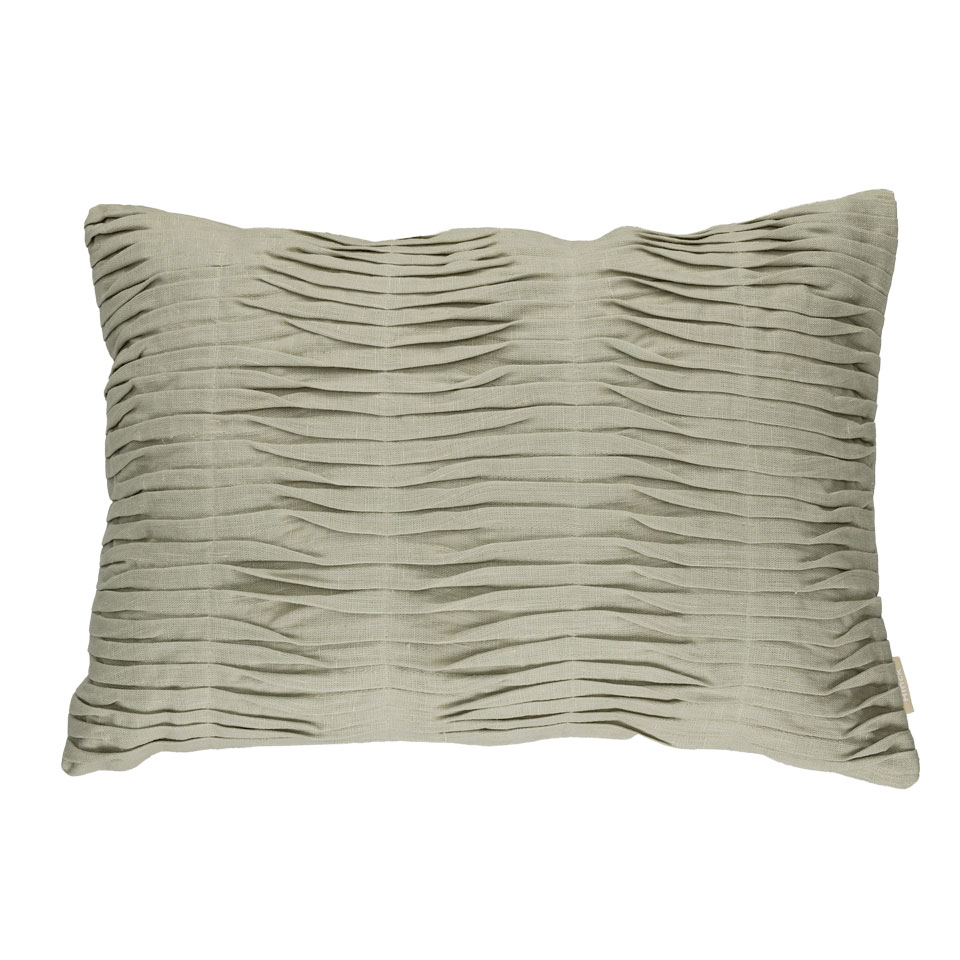 Sierkussen Small wave linnen mintgreen 35x50 cm
