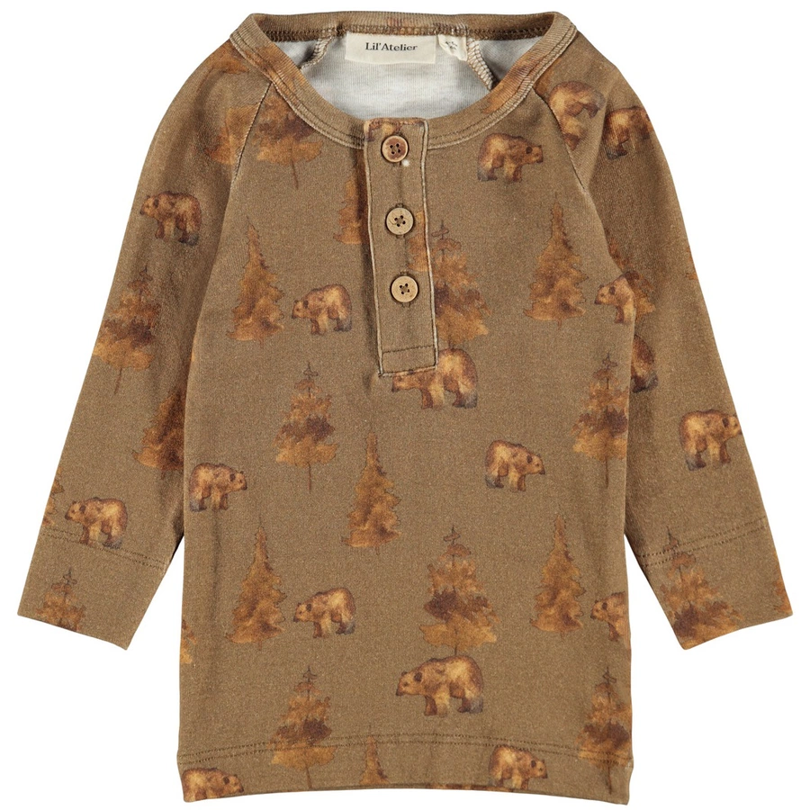 Lil'Atelier Langarmshirt Nbmgeo Otter