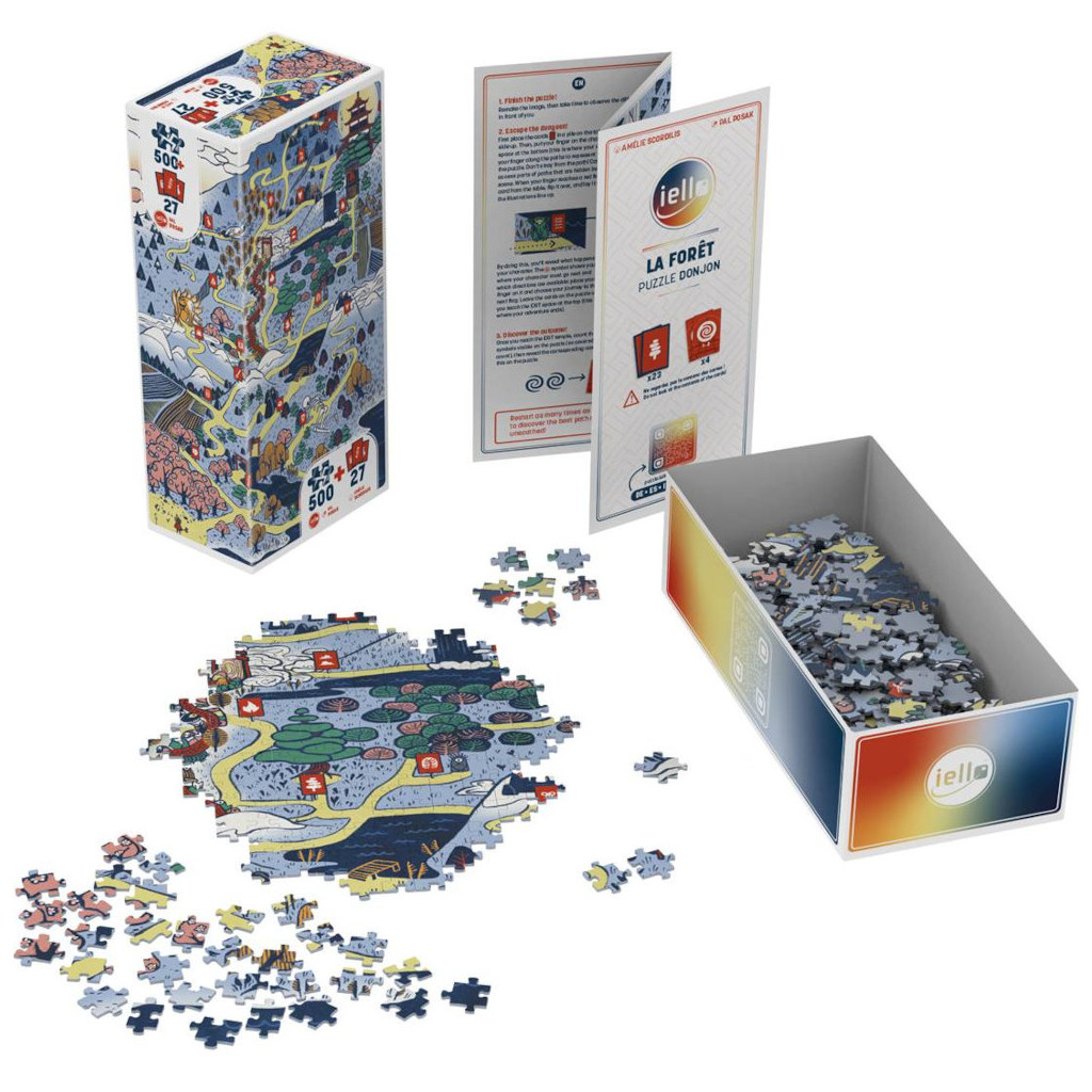 Puzzle Play Donjon- 500 Pièces - Forêt