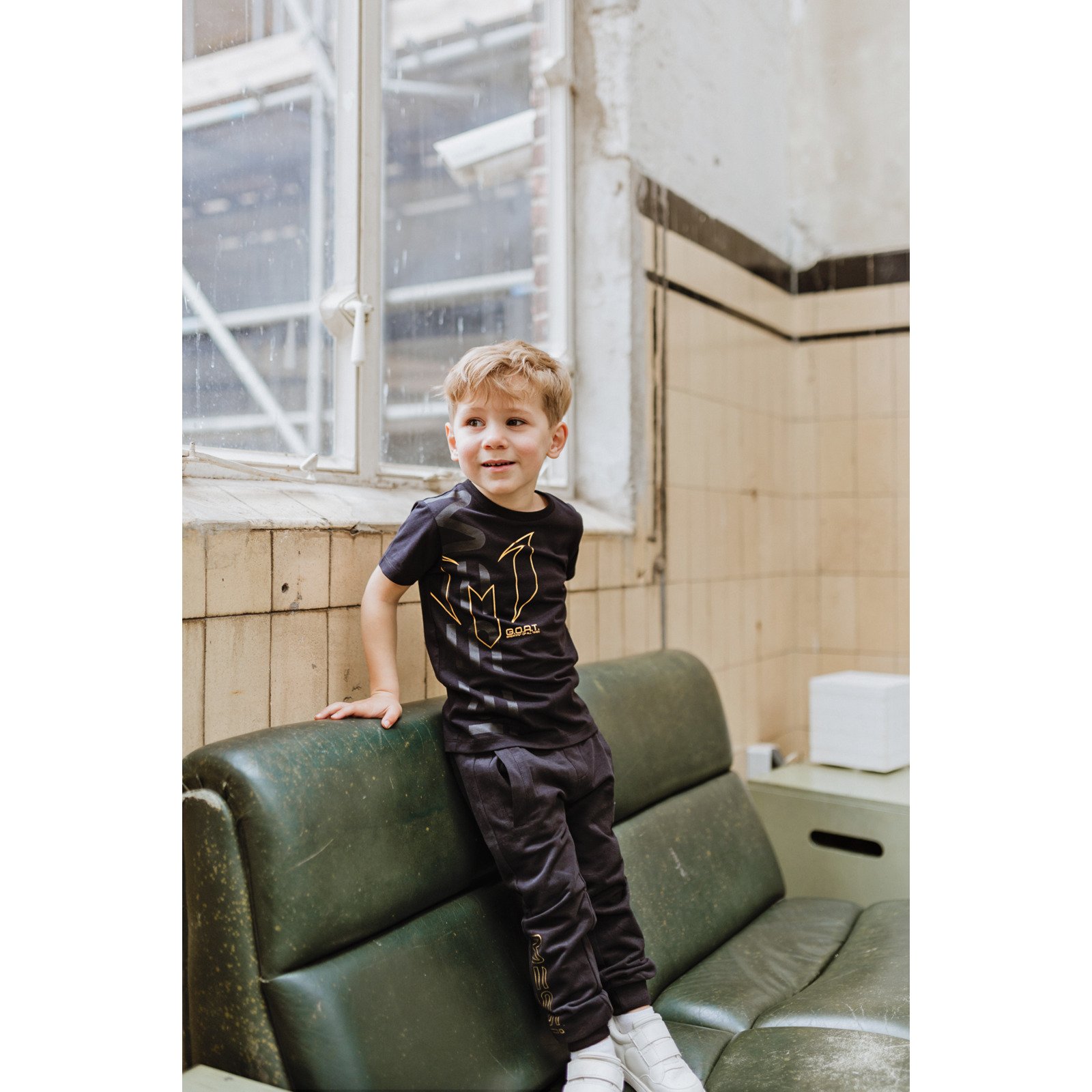 Messi T-Shirt KIB gold, 158/164, schwarz