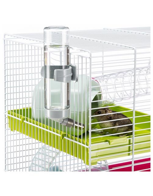 Ferplast Hamsterkooi Laura - Dierenverblijf - 46x29.5x37.5 cm Roze