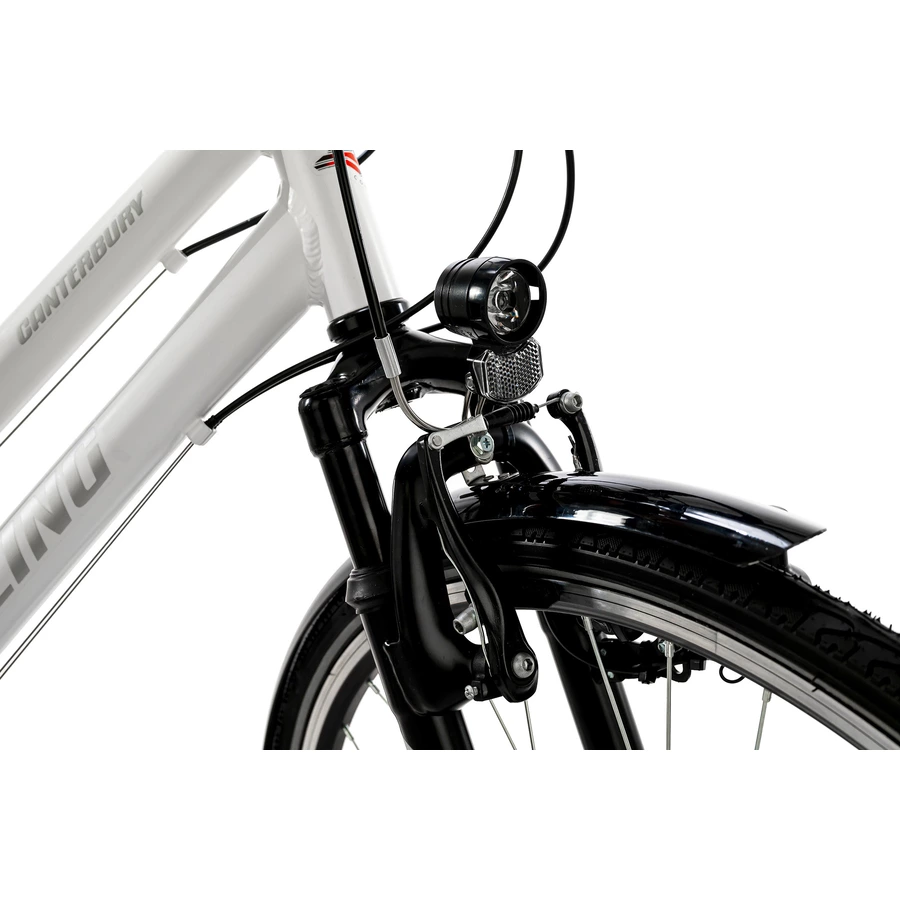 KS Cycling Trekkingrad Damen 28“ Canterbury 21 Gang weiß Multipositionslenker weiß